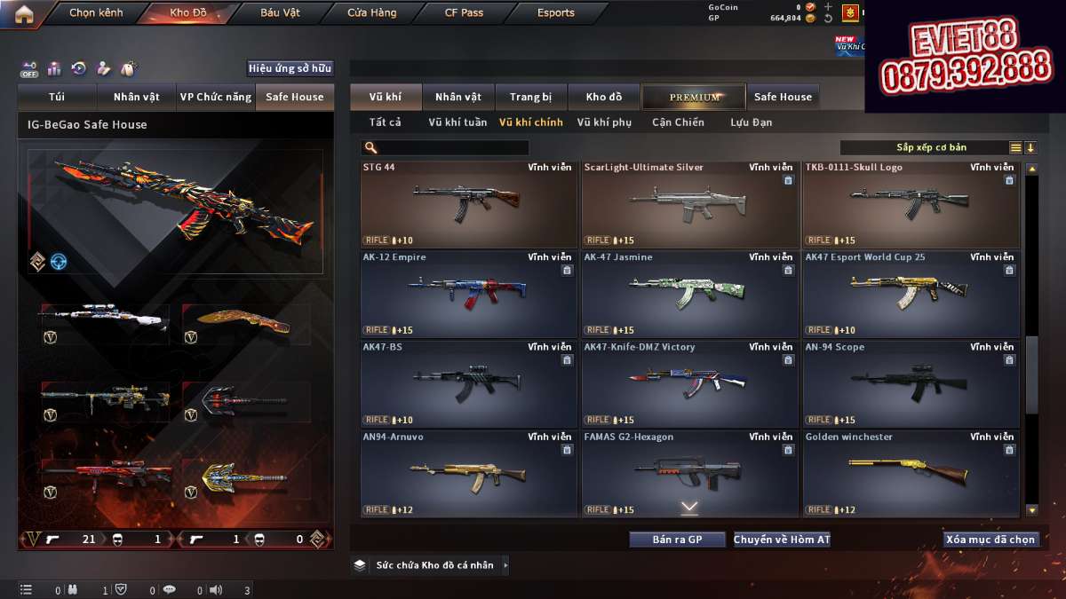 shop acc cf uy tin gia re